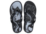 Chinelo Juvenil Rider R1 R10 - Preto/Prata/Branco