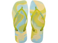 Chinelo Havaianas Slim Square Jelly - Buttercream