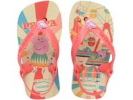 Chinelo Infantil Havaianas Baby Peppa Pig - Buttercream