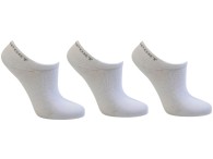 Meia Lupo Invisível Kit C/3 - Branco/Branco/Branco