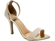 Sandália Salto Alto Vizzano - Dourado