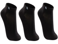 Meias Kit c/3 Lupo Soquete Sport - Preto/Preto/Preto