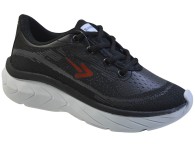 Tênis BoardWalk Bx - Off Preto/Vermelho