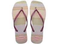 Chinelo Havaianas Slim Square Pallete - Rosa Ballet