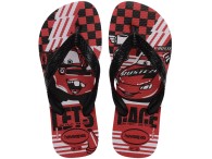 Chinelo Infantil Havaianas Kids Disney - Vermelho/Preto