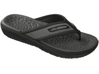 Chinelo Olympikus 921 Plus - Preto/Chumbo
