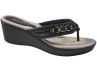 Tamanco Piccadilly - Preto/Preto/Marfim