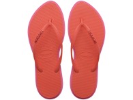Chinelo Havaianas Slim Point - Rosa Flux/Vermelho