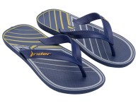 Chinelo Rider Feel - Azul/Amarelo/Cinza