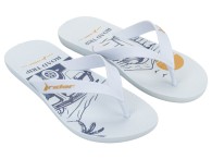 Chinelo Rider Feel Graphics - Branco/Azul/Amarelo
