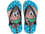 Sandália Baby Ipanema Turma Da Mônica - Azul/Preto
