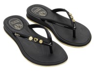 Chinelo Ipanema Shide Pin - Preto